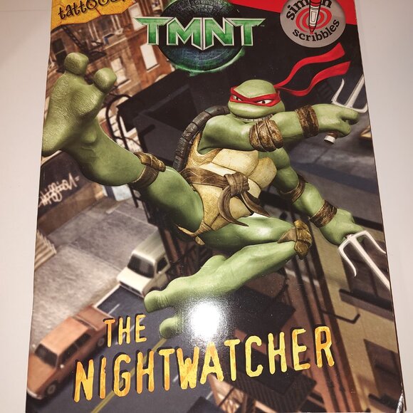 TMNT Tattos The Nightwatcher Activity Book and ZAK Design TMNT 10 oz Cup AS IS - Picture 4 of 13